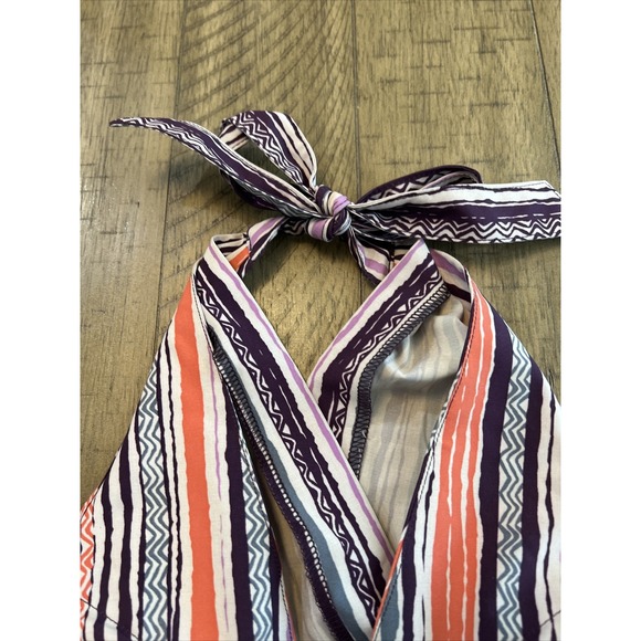 Athleta Pack Everywhere Striped Halter Dress Women's SZ 4P - Picture 9 of 13